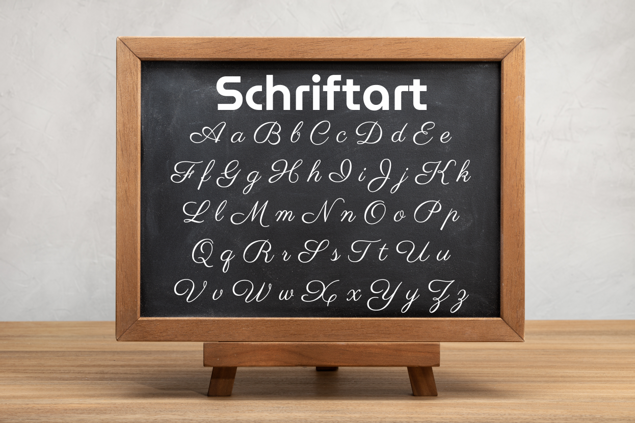 Schriftart-Übersicht für Wandtattoo Vögel auf dem Ast mit Wunschtext