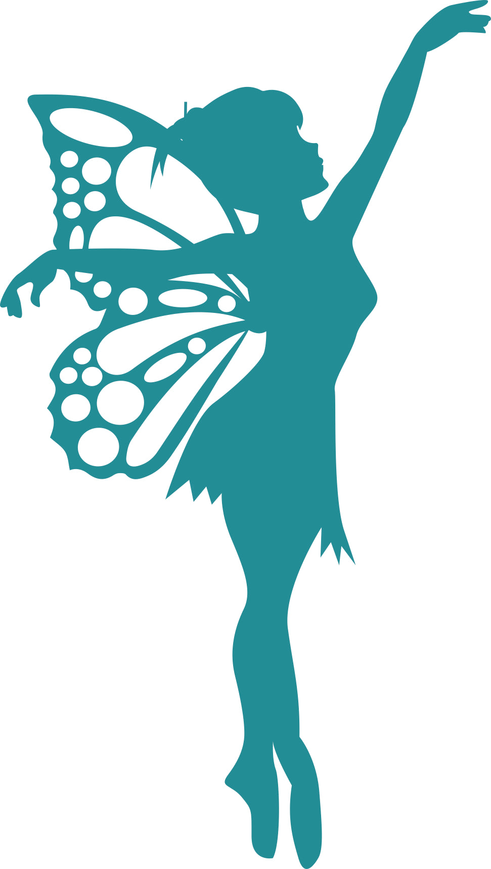 Wandtattoo Fee als Wanddeko im Wohnraum