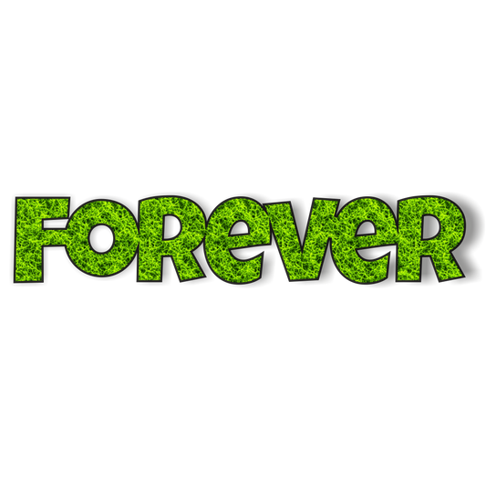 Moos Schriftzug „Forever“ – 36×8 cm | Natur Deko aus konserviertem Moos