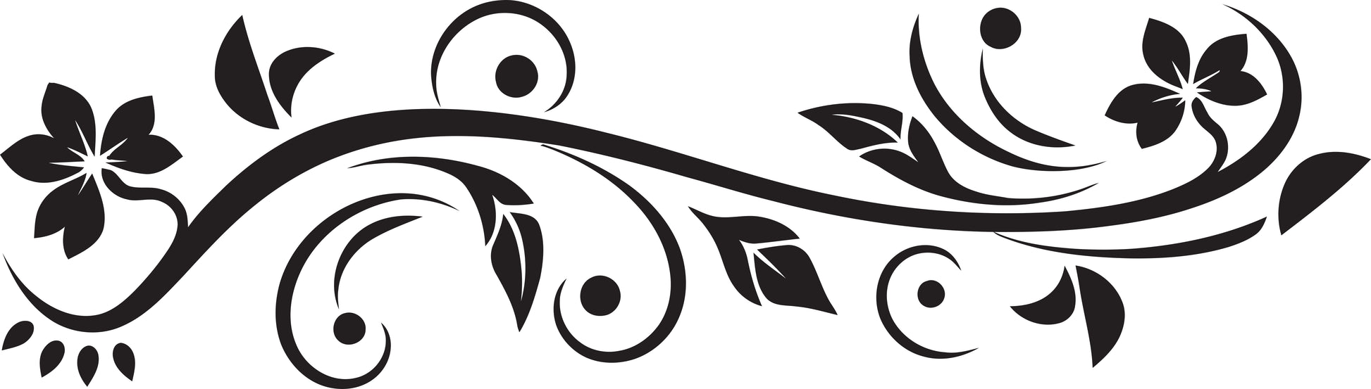Wandtattoo Ornament als Wanddeko im Wohnraum