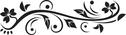 Wandtattoo Ornament als Wanddeko im Wohnraum