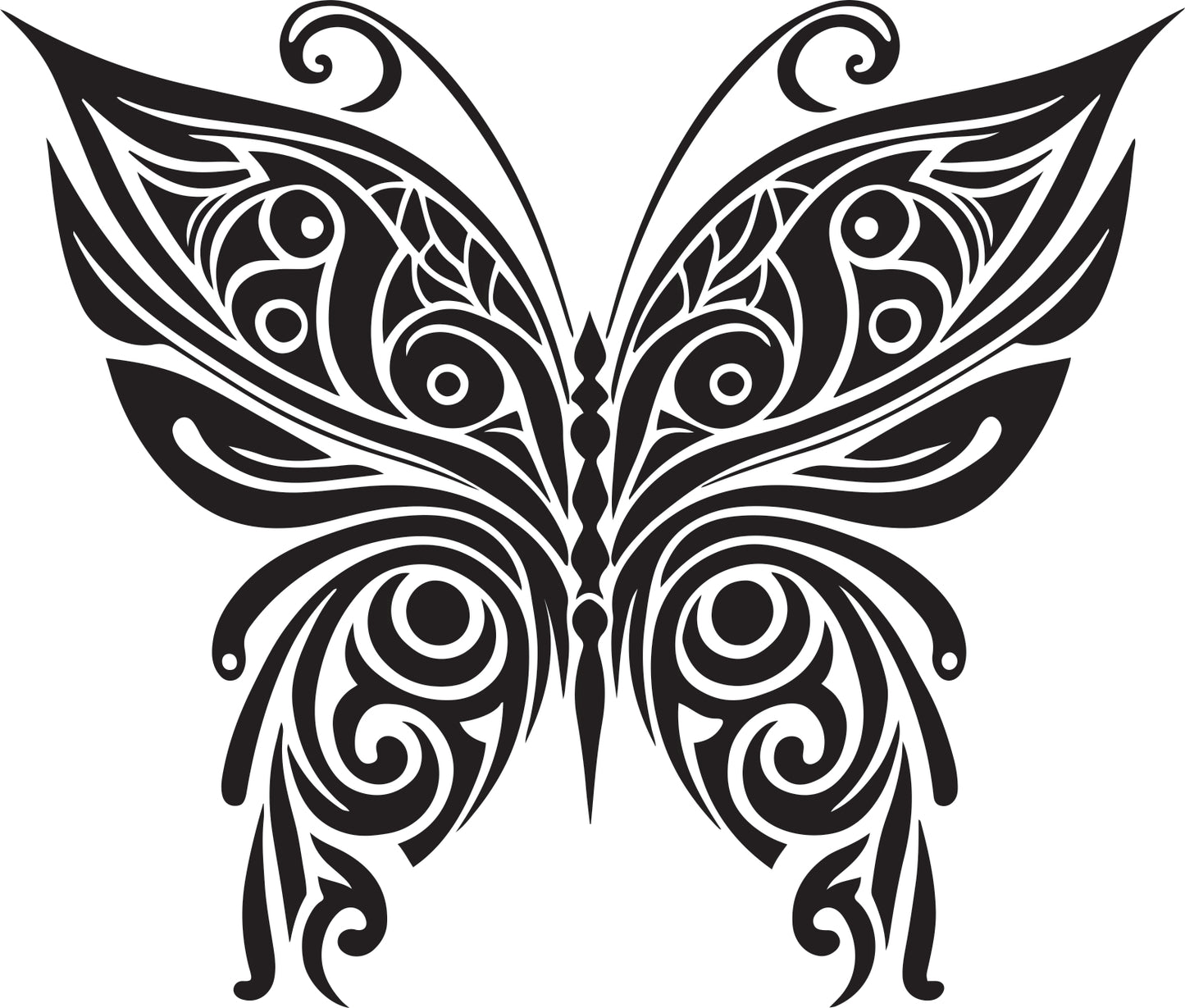 Wandtattoo Schmetterling als Wanddeko im Wohnraum
