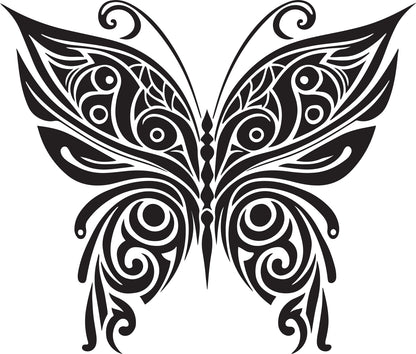 Wandtattoo Schmetterling als Wanddeko im Wohnraum