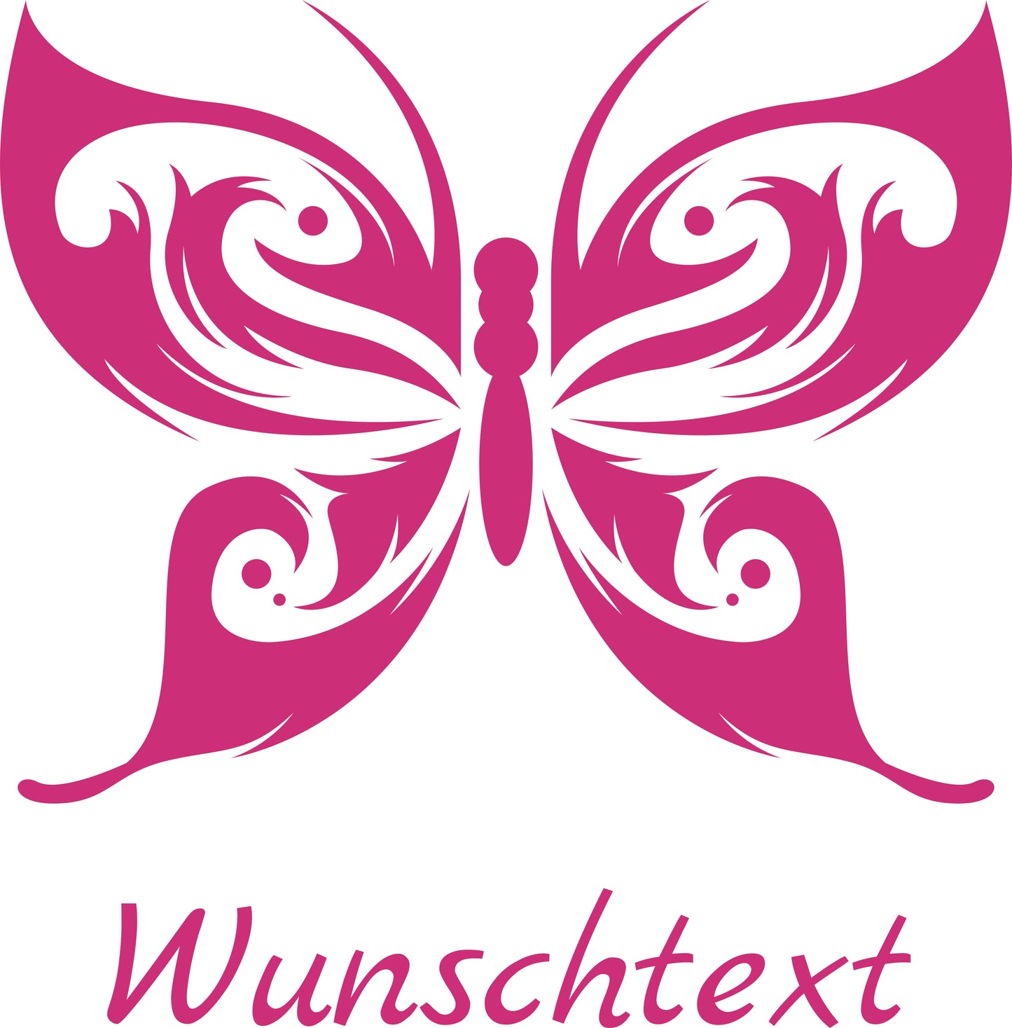 Wandtattoo Schmetterling mit Namen – personalisiert