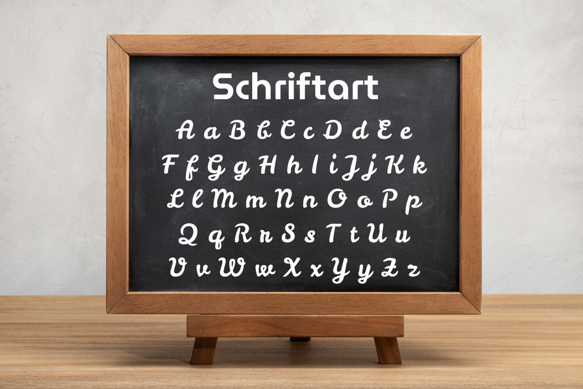 Schriftbeispiel für Personalisiertes 3D Türschild Fußballerin mit Namen